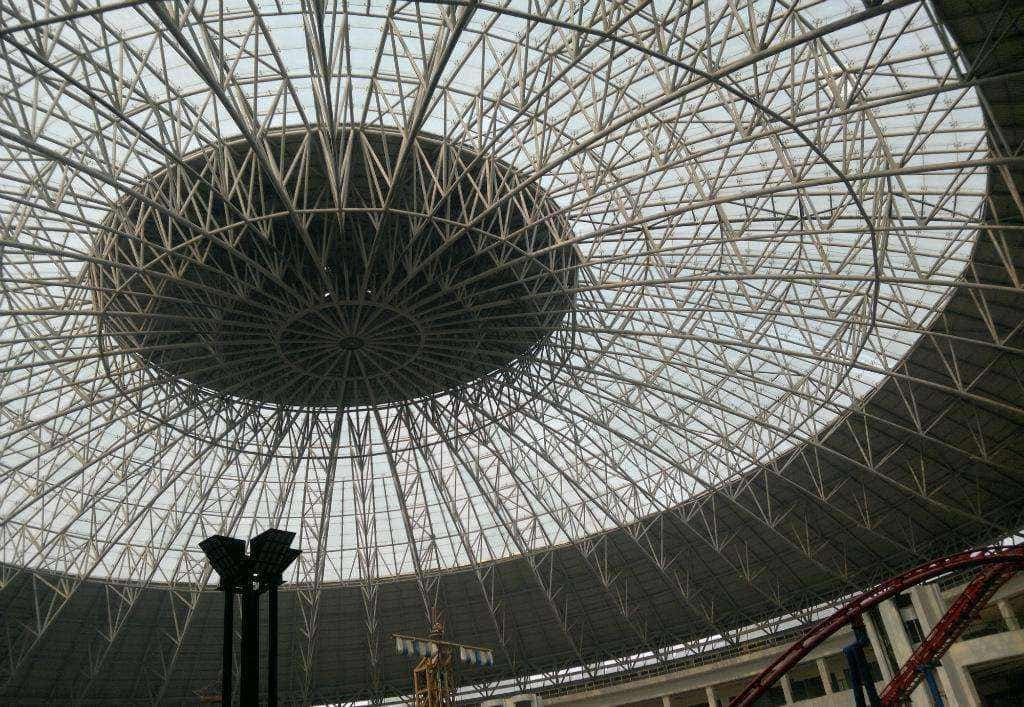 吉首加油站网架安装